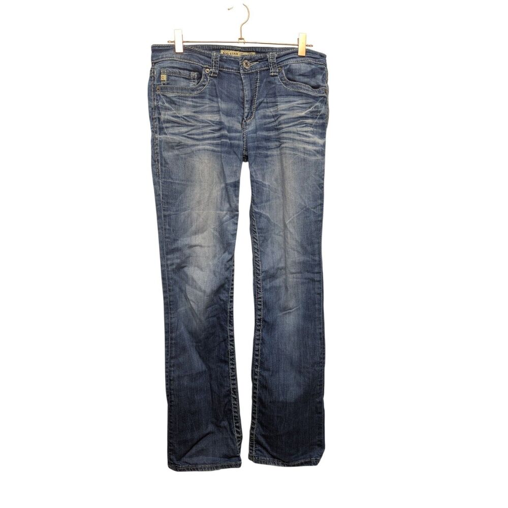 Big Star Bootcut Boot Jeans Womens Size 28 XL Mid Rise Maddie Blue Y2K